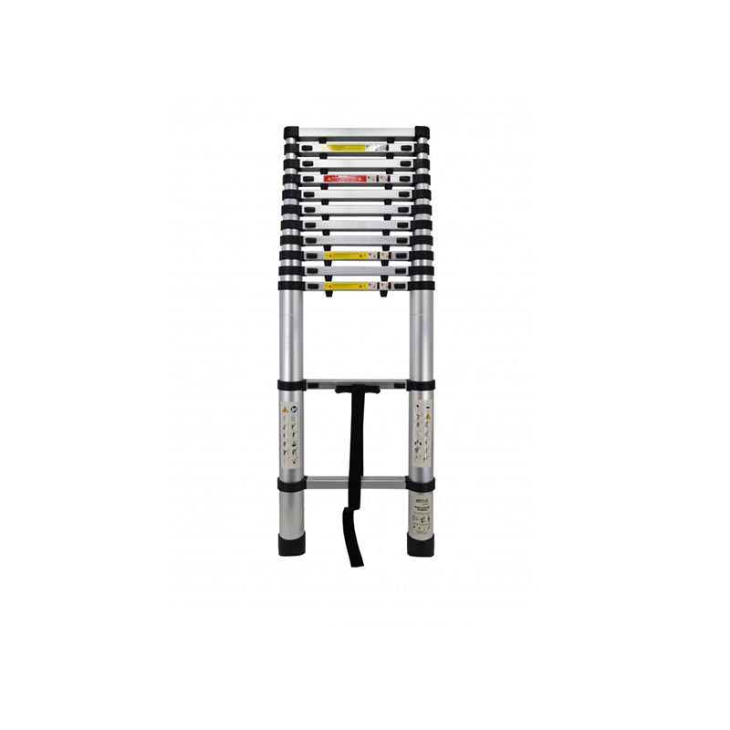 Aluminium telescopische uitschuifbare ladder 150kg 13 treden