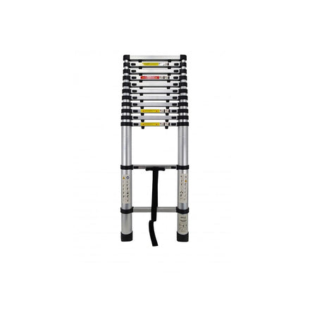 Aluminium telescopische uitschuifbare ladder 150kg 13 treden