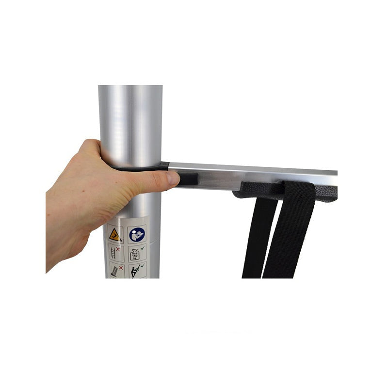 Aluminium telescopische uitschuifbare ladder 150kg 13 treden