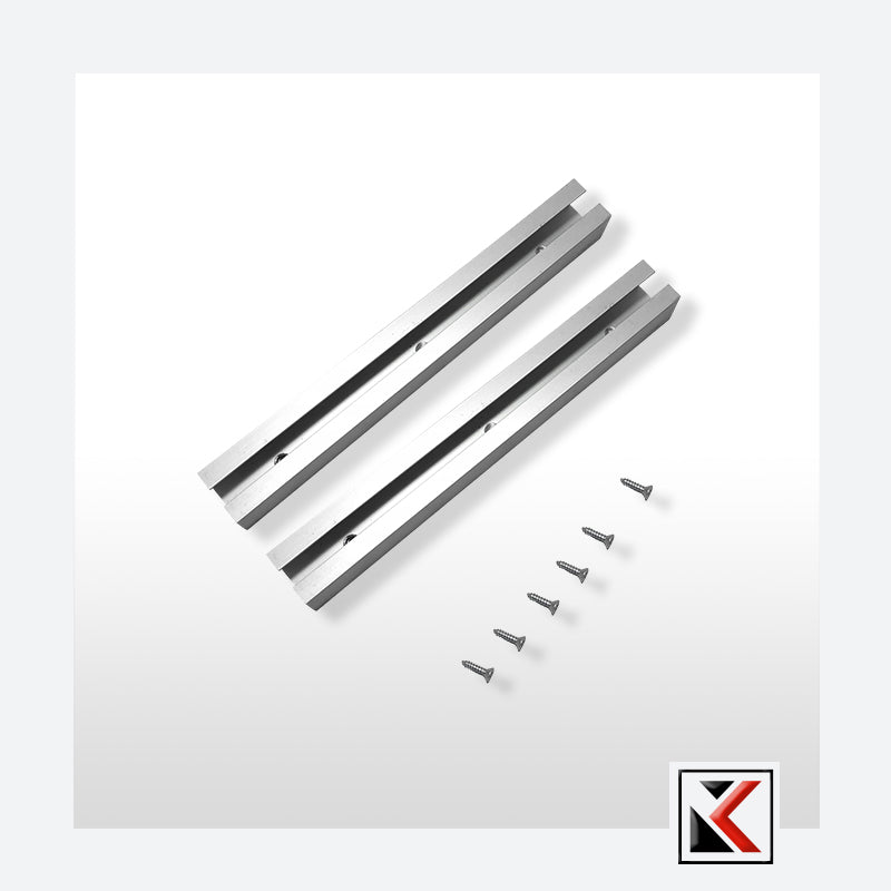 Aluminium Geleiders voor Qbrick System ONE Technik (+ 6 x schroef)