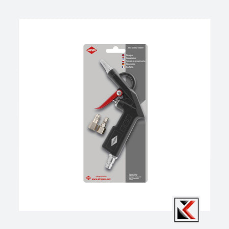 Aluminium blaaspistool korte tuit