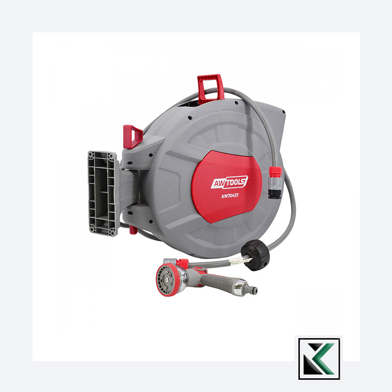 Automatische slanghaspel incl. 15m tuinslang
