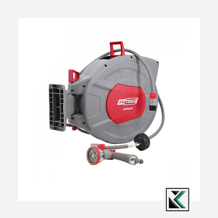 Automatische slanghaspel incl. 15m tuinslang