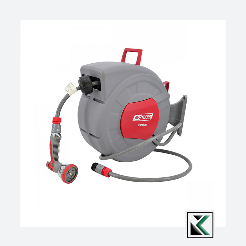 Automatische slanghaspel incl. 15m tuinslang