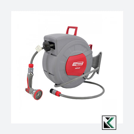 Automatische slanghaspel incl. 15m tuinslang