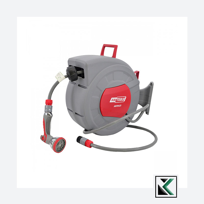 Automatische slanghaspel incl. 15m tuinslang