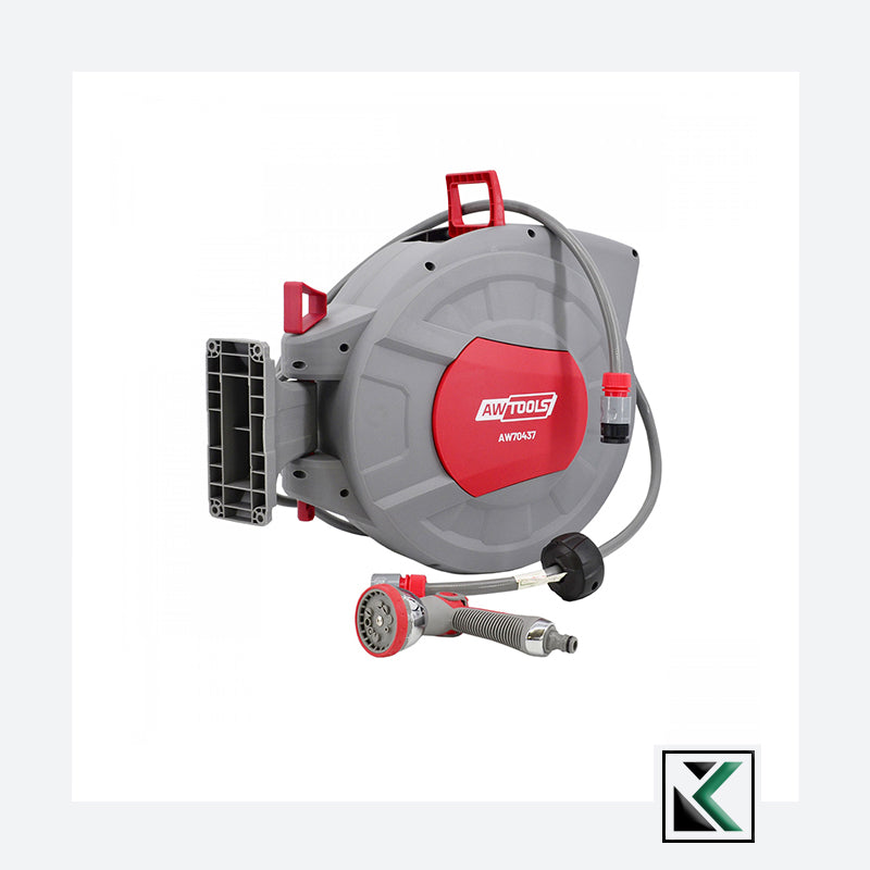 Automatische slanghaspel incl. 28m tuinslang