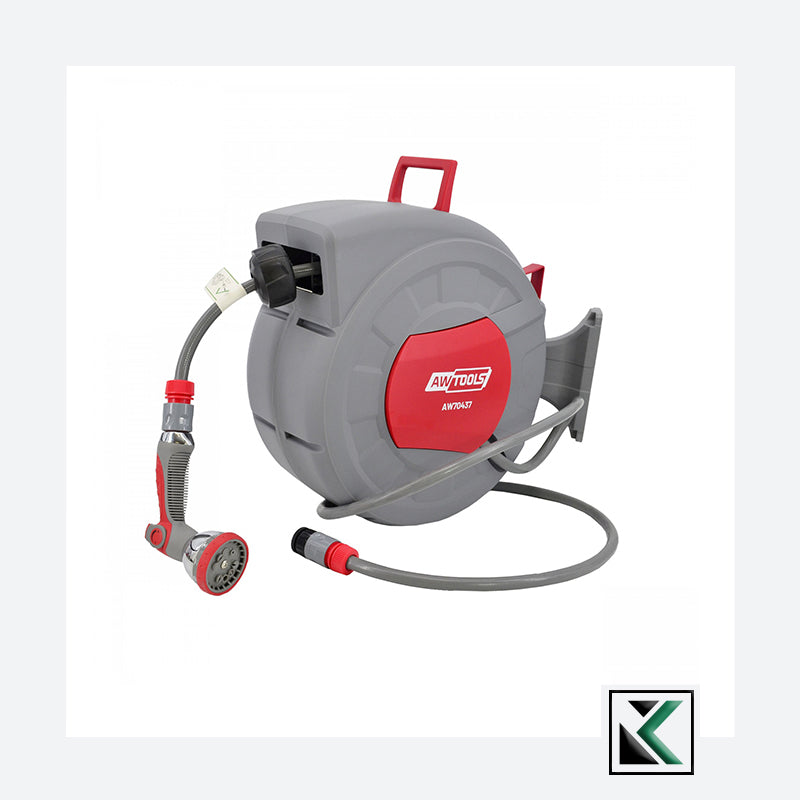 Automatische slanghaspel incl. 28m tuinslang