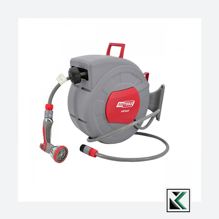 Automatische slanghaspel incl. 28m tuinslang