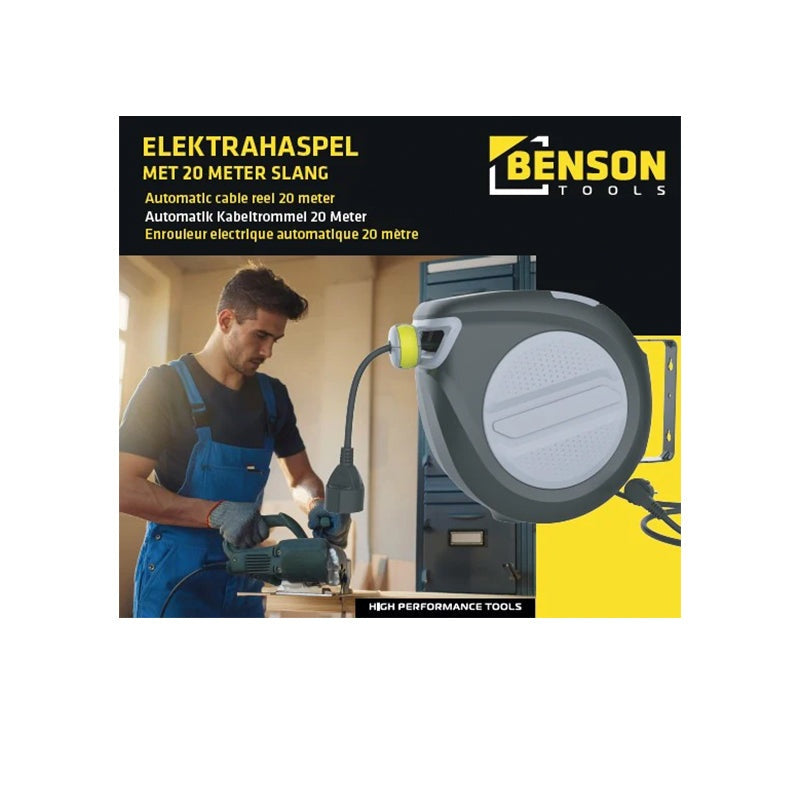 Automatische stroomhaspel Benson 20 meter