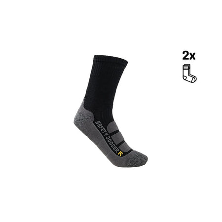 BAMBOSOK2P sokken Safety Jogger black