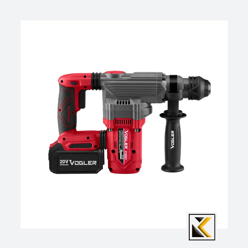 Borstelloze accu-boorhamer 30mm