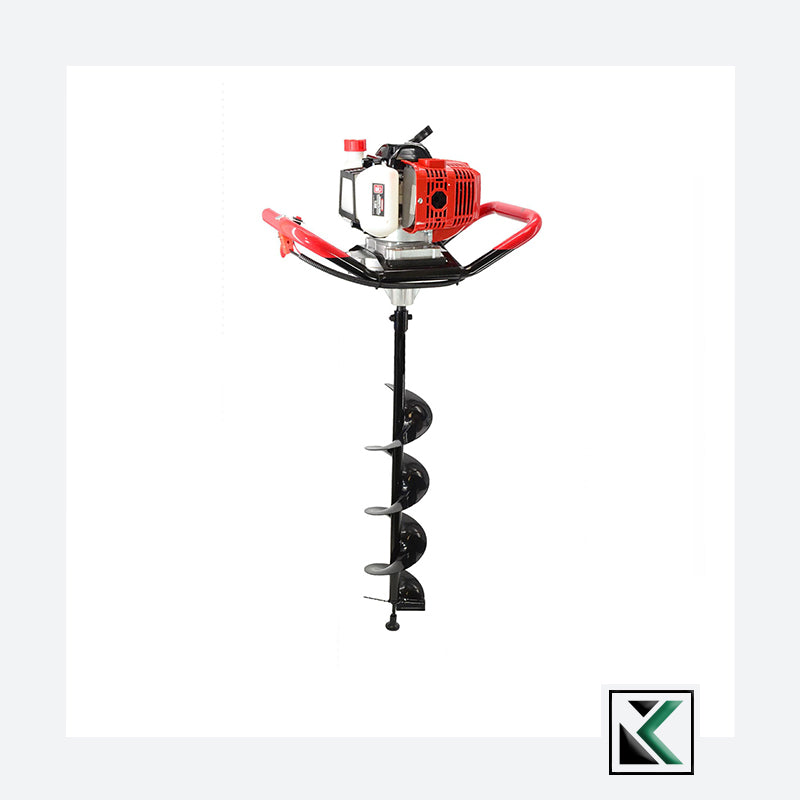 Benzine grondboor GD520 met 3 grondboren 2.95 PK