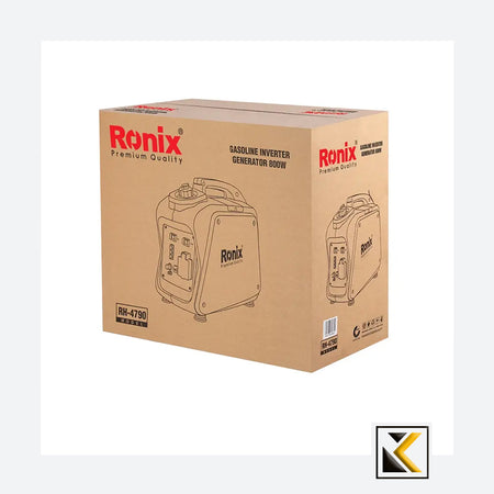 Benzine-omvormergenerator 0,80 kW-2,1 l Ronix