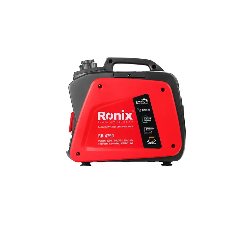 Benzine-omvormergenerator 0,80 kW-2,1 l Ronix