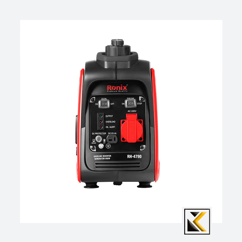 Benzine-omvormergenerator 0,80 kW-2,1 l Ronix