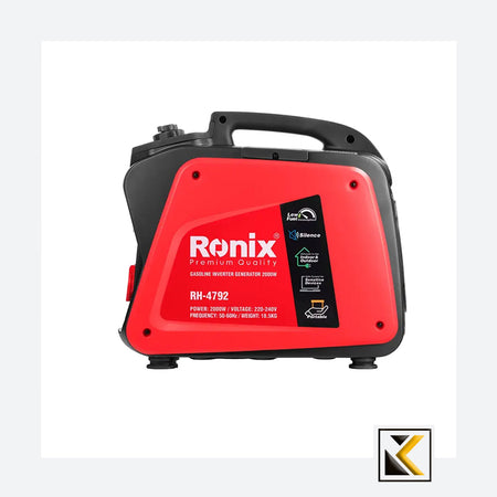 Benzine-omvormergenerator 2 kW-4,1 Ronix