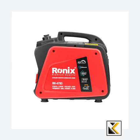 Benzine-omvormergenerator 2,2 kW-4,1 l Ronix