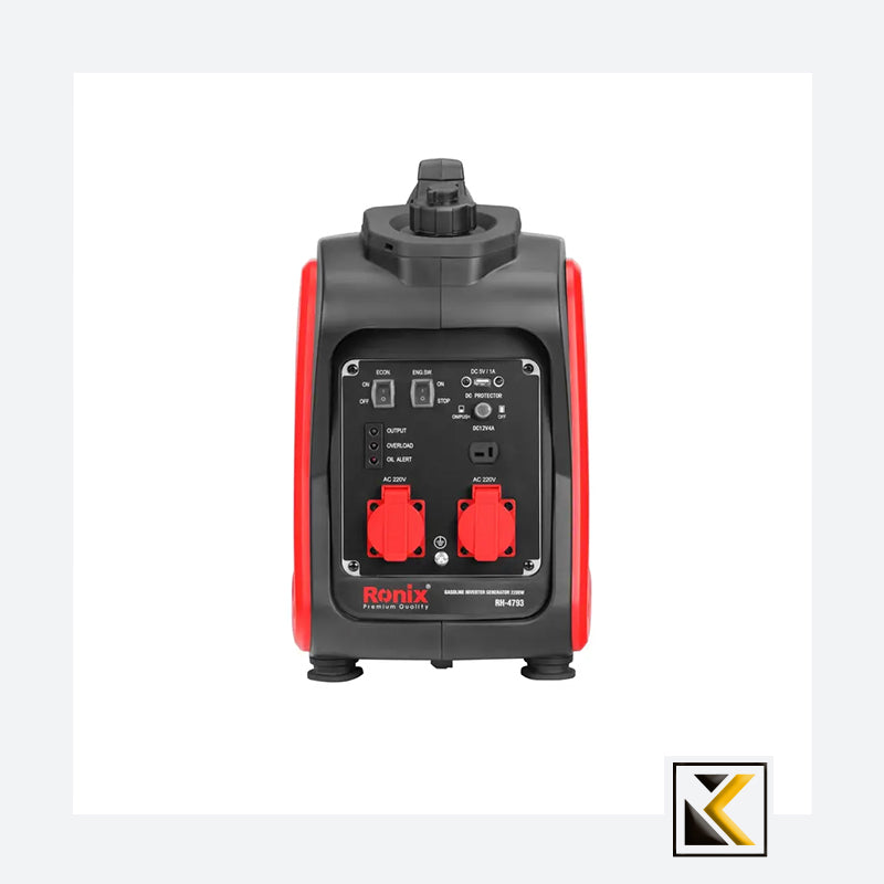 Benzine-omvormergenerator 2,2 kW-4,1 l Ronix