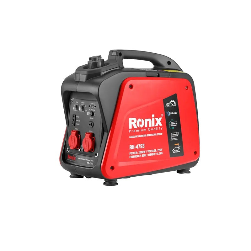 Benzine-omvormergenerator 2,2 kW-4,1 l Ronix