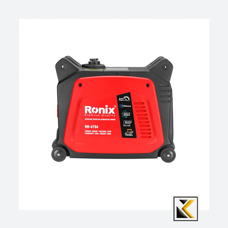 Benzine-omvormergenerator 2,6 kW-7,5 L Ronix