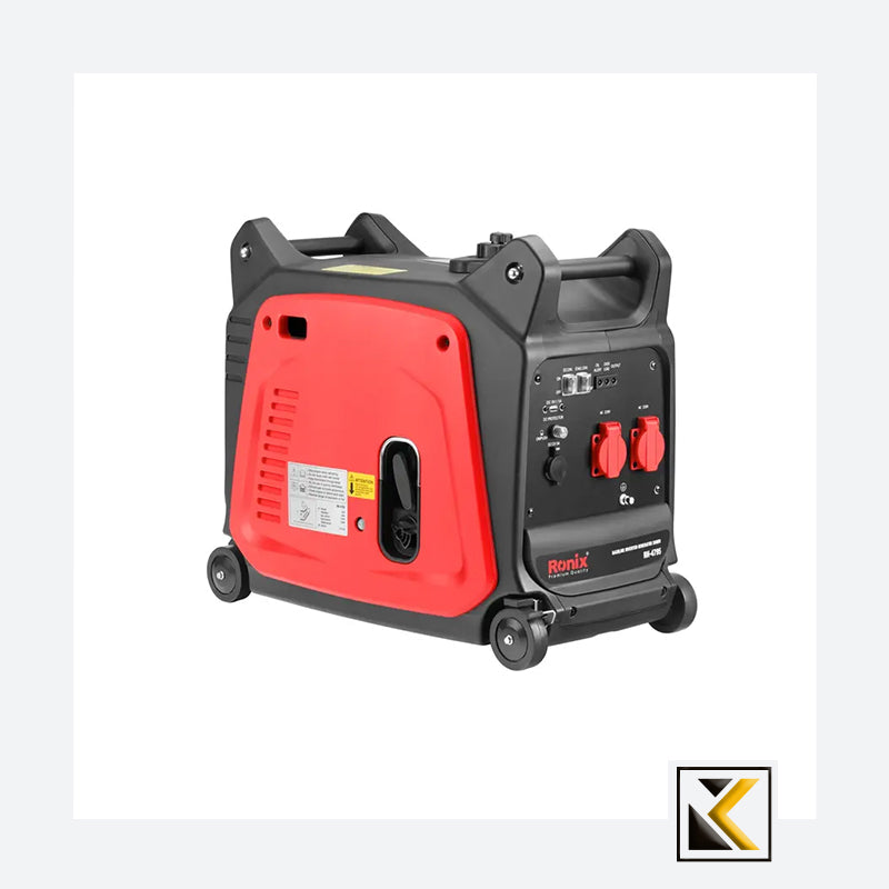 Benzine-omvormergenerator 3,5 kW-7,5 l Ronix