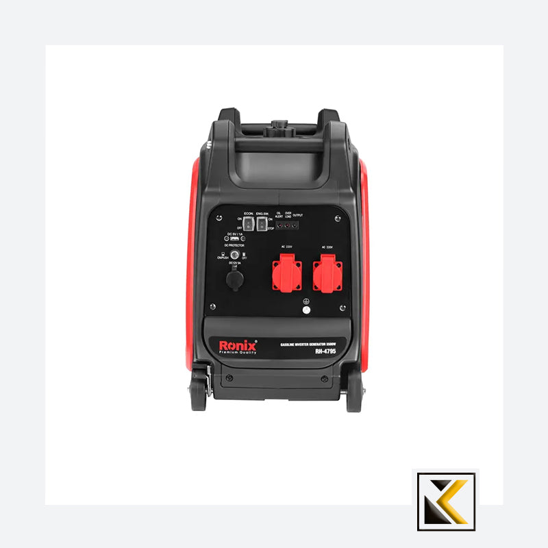 Benzine-omvormergenerator 3,5 kW-7,5 l Ronix