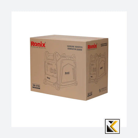 Benzine-omvormergenerator 3,5 kW-7,5 l Ronix
