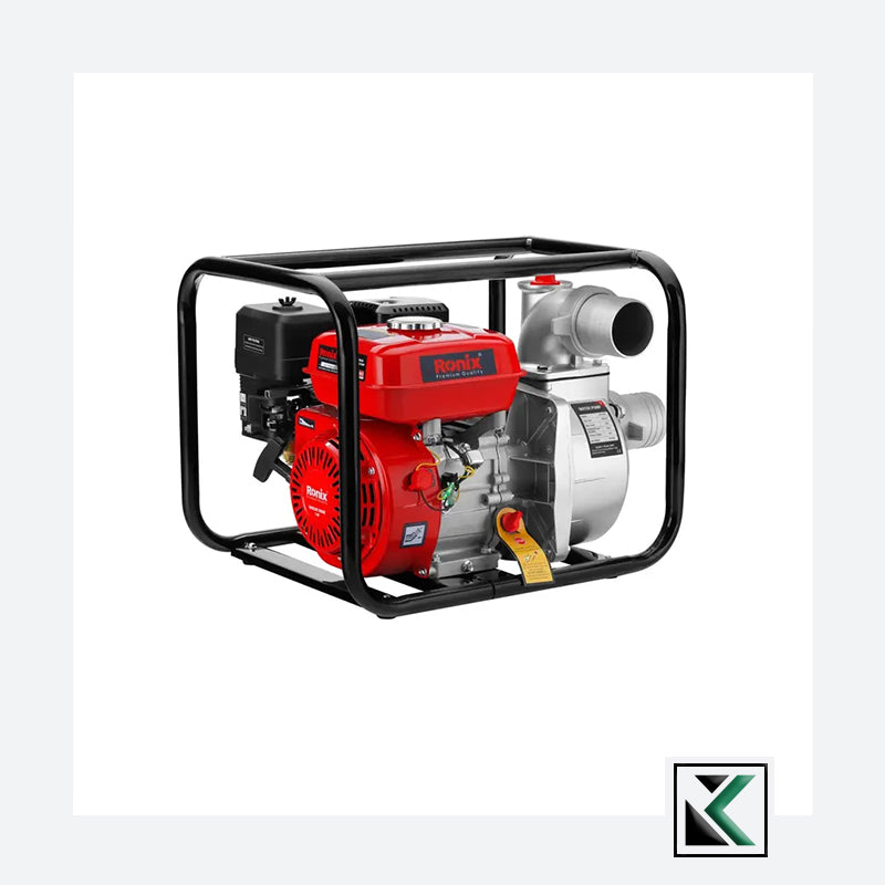 Benzine waterpomp 3 inch-7 pk