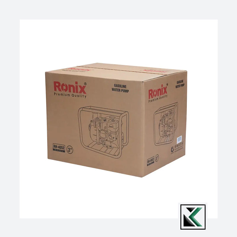Benzine waterpomp 3 inch-7 pk