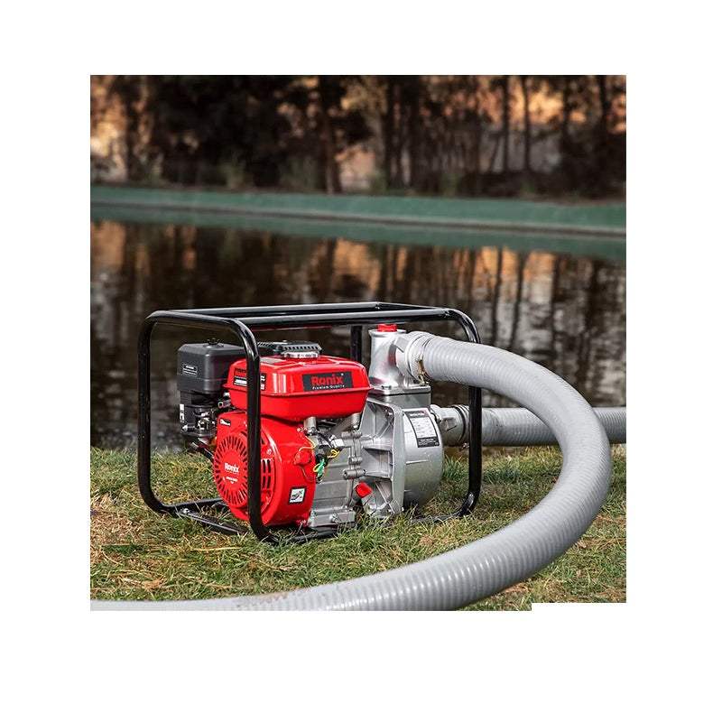 Benzine waterpomp 3 inch-7 pk