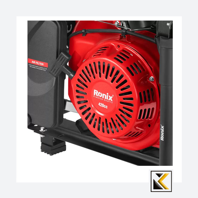Benzine generator 6,5 kW-25 liter Ronix