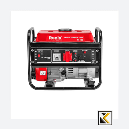 Benzinegenerator 1,2 kW-5 liter Ronix