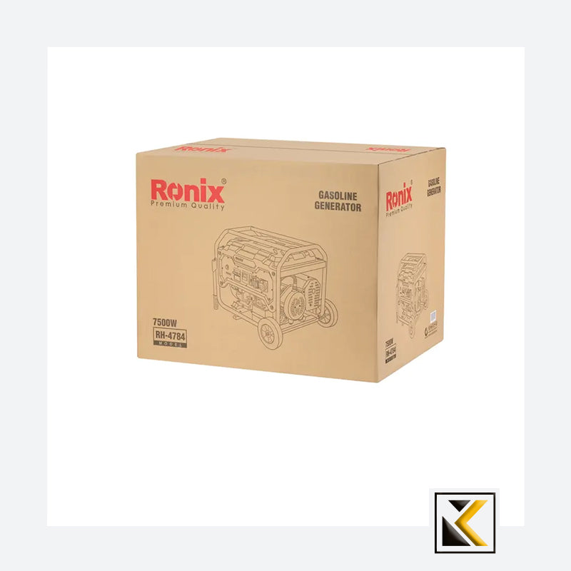 Benzinegenerator 7,5 kW-25 liter Ronix