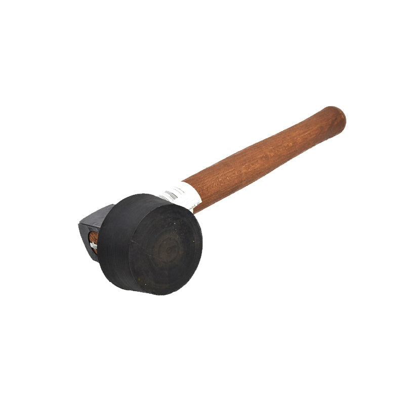 Bestratingshamer met rubberen mokerdop 7.5cm