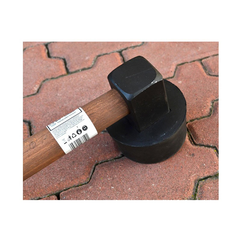 Bestratingshamer met rubberen mokerdop 7.5cm