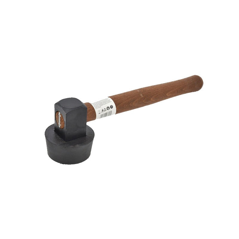 Bestratingshamer met rubberen mokerdop 7.5cm