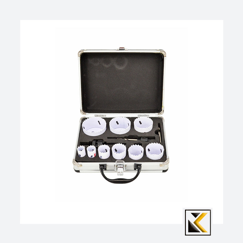 Bi-metalen gatenset 8-delig 22-64mm