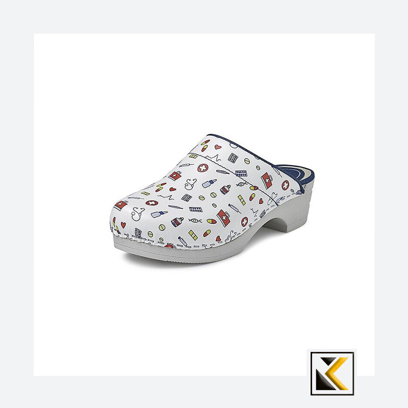 Bighorn - 5030 klomp flexibele zool muli blauw
