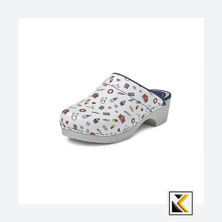 Bighorn - 5030 klomp flexibele zool muli blauw