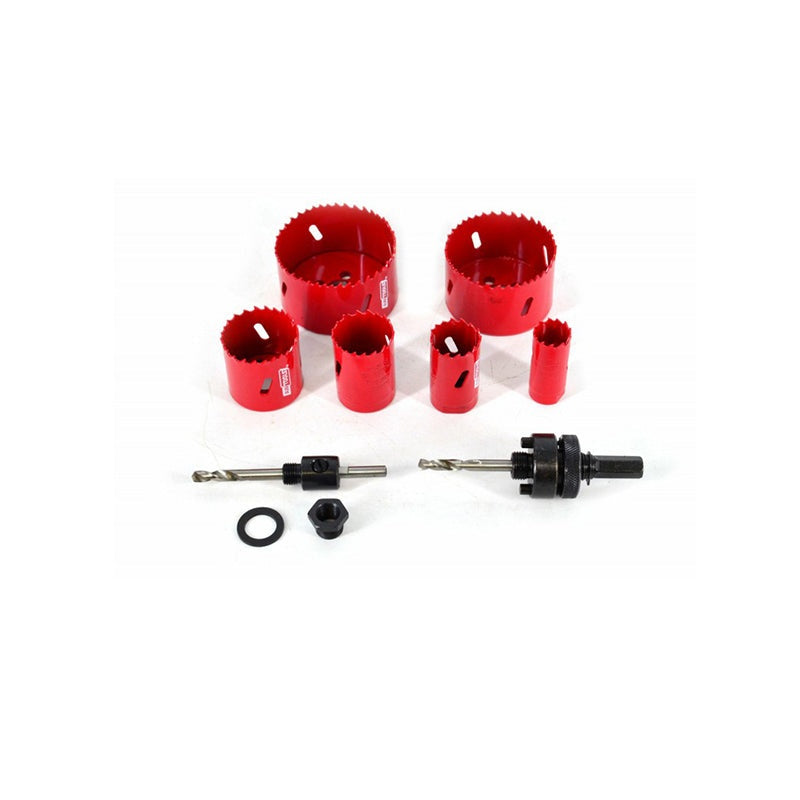 Bi-metaal gatenzaagset 22-73mm 8 delig