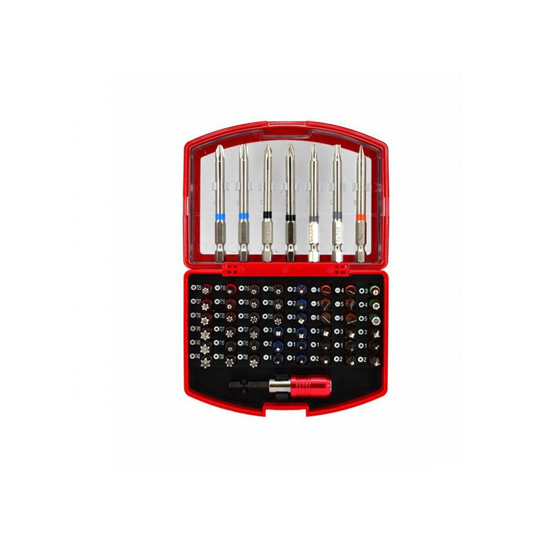Bitset 56-delig met kleurring en magnetische houder