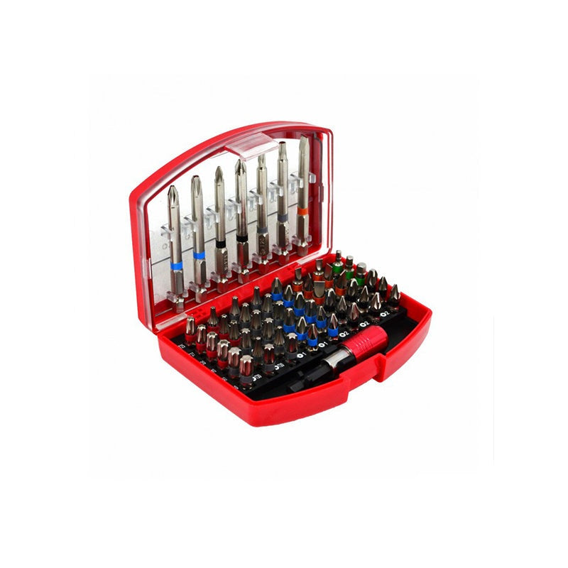 Bitset 56-delig met kleurring en magnetische houder