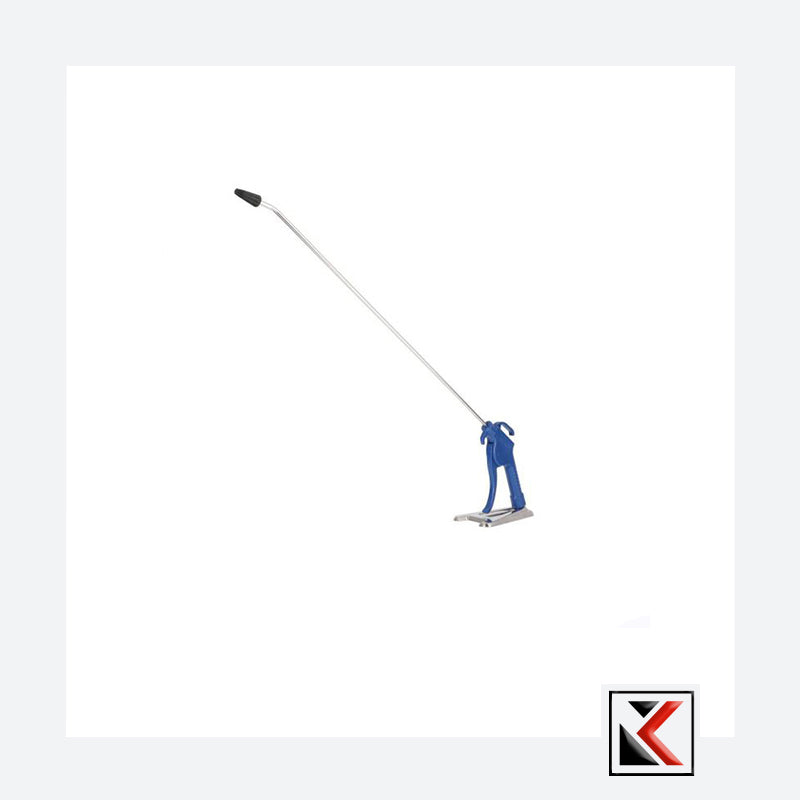 Blaaspistool met rubberen neus 55 cm