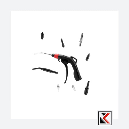 Blaaspistool set met 7 nozzles