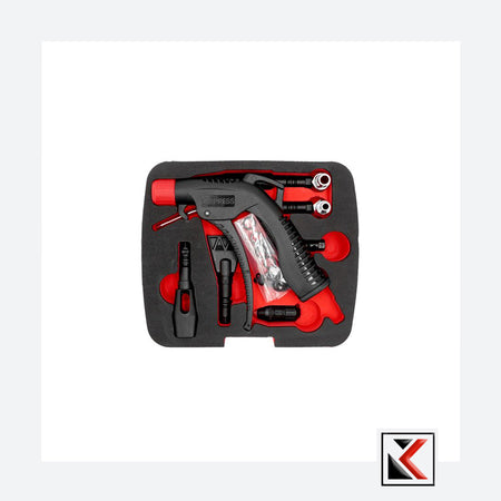 Blaaspistool set met 7 nozzles