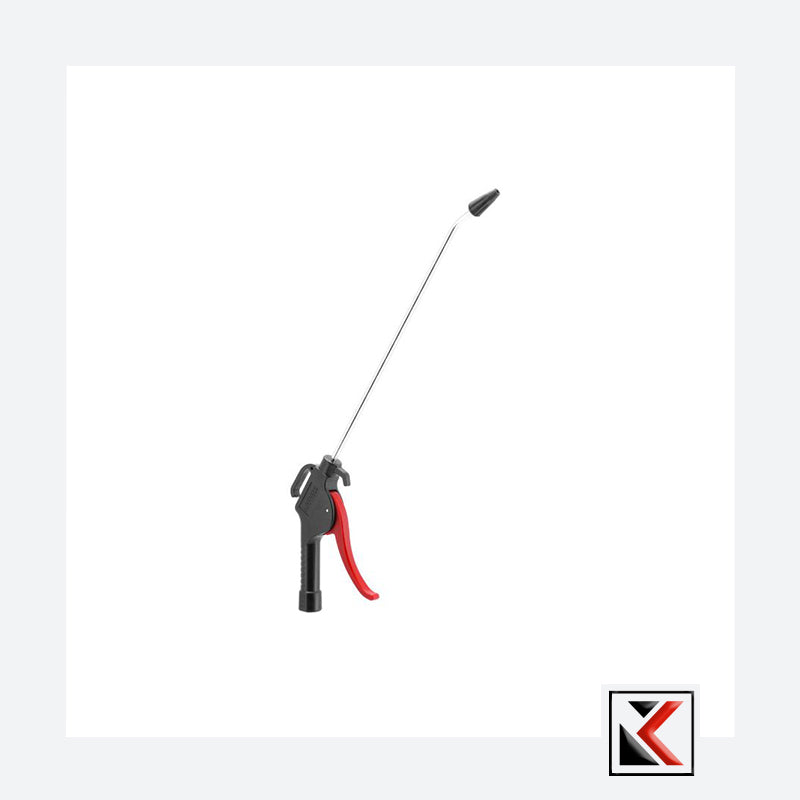 Blaaspistool met rubberen neus 35 cm