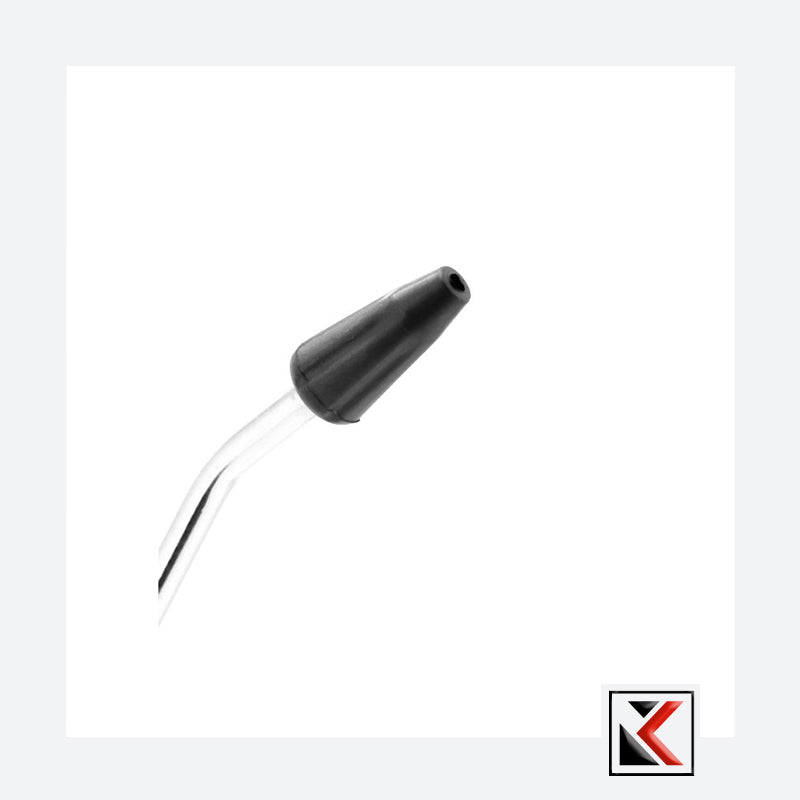 Blaaspistool met rubberen neus 35 cm