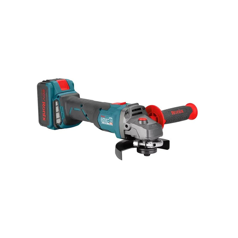 Borstelloze 20V accu mini haakse slijper 115 mm
