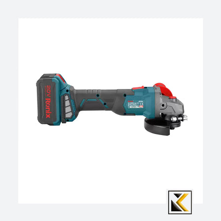 Borstelloze 20V accu mini haakse slijper 115 mm